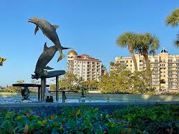 Dolphin Statue